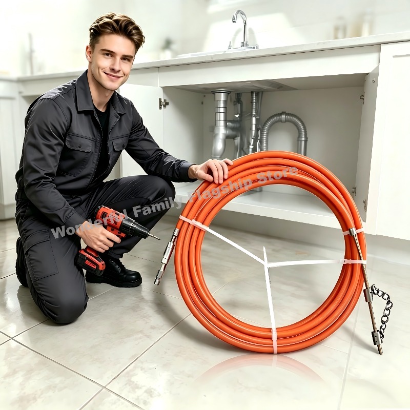 Drain Snake Flexible - Set di Attrezzi Flessibili per Disotturazione